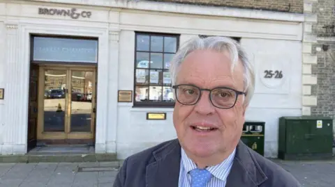 Jill Bennett/BBC John Weston, a lettings agent in King's Lynn