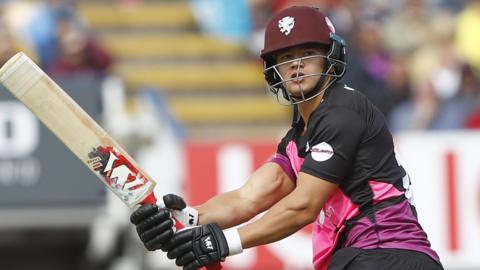 Will Smeed in action for Somerset