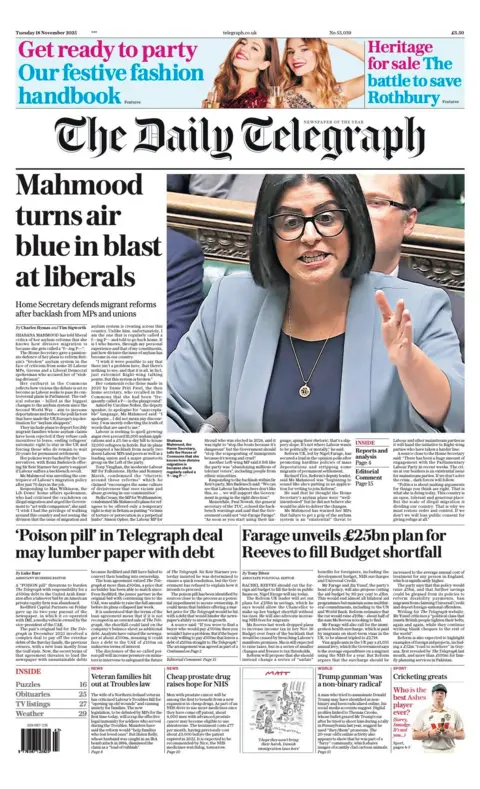 “Mahmood turns air blue in blast at liberals”.