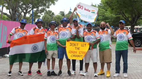 India fans at their match against Canada