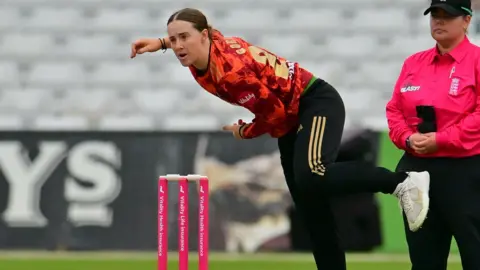 Kirstie Gordon bowling for The Blaze