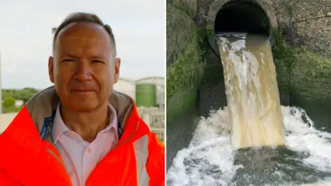 Roch Cheroux, a man with short greying hair, wearing an orange fluorescent jacket in front of an industrial backdrop.