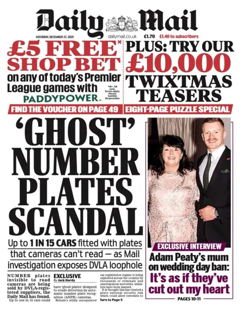  "'Ghost' number plates scandal".