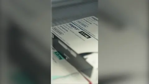 Packet of Wegovy medication