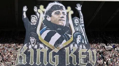 Tribute flag to Kevin Keegan