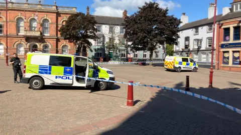 Crime scene in Ilkeston