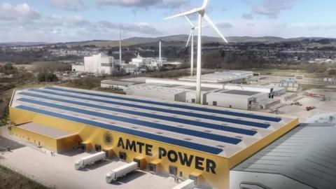 Artist's impression of Dundee factory