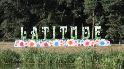 Latitude Festival sign