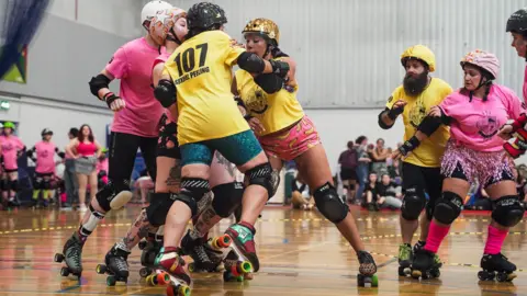 Paul Smith Roller derby charity event