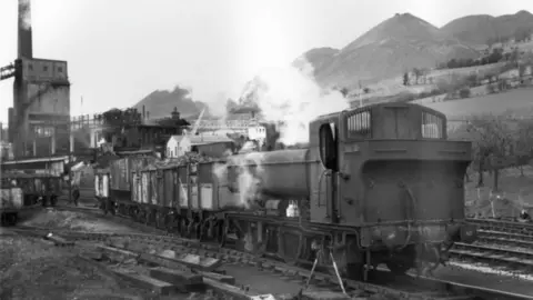 Getty Images A steam train at a south Wales coalfield