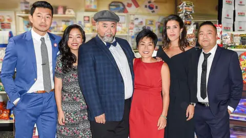 Getty Images Kim's Convenience TV bid    formed  airs  astatine  the CBC World Premiere VIP Screening