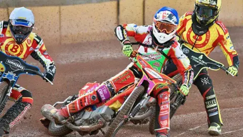 John Bray/BBC Speedway at the stadium