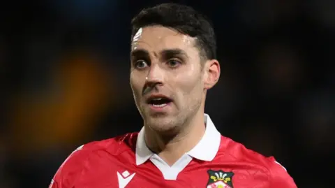 Matty James in action for Wrexham