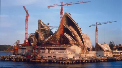 Sydney Opera House Trust The Sydney Opera House under construction