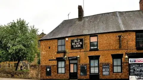 Alex Davidson/WNC External view of the Old Black Lion pub building on Marefair