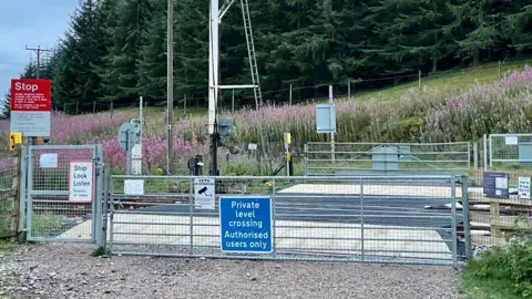 Crossing at Dalwhinnie