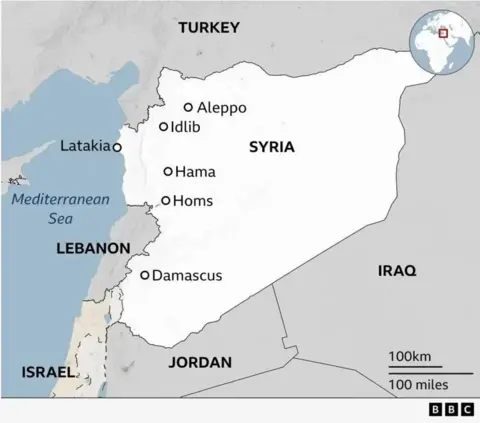 Syria map