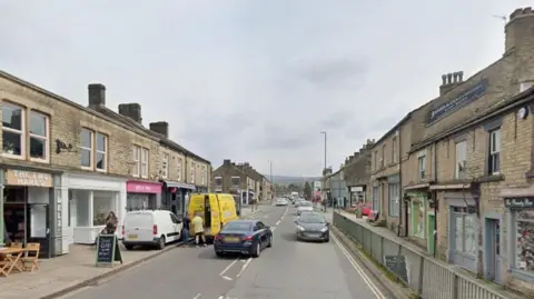 Google High Street East in Glossop