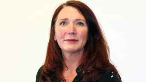 Clackmannanshire Council Chief Executive of Clacks Council, Nikki Bridle, head and shoulders portrait shot