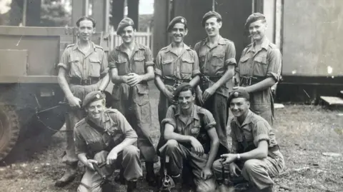 Wilkinson Family Photo of servicemen in WW2