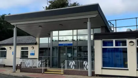 Entrance to Bishop's Castle Community Hospital