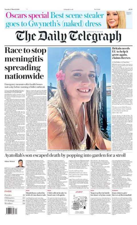 BBC "Race to stop meningitis spreading nationwide" 