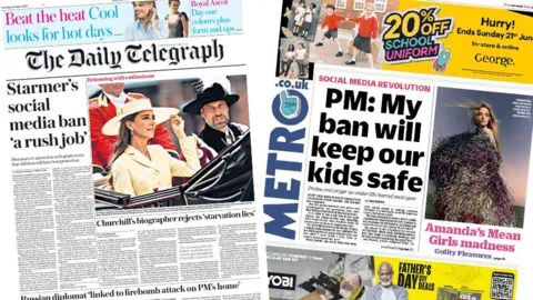 Front pages