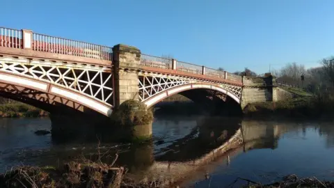 Chetwynd Bridge, over the River Tame in Staffordshire