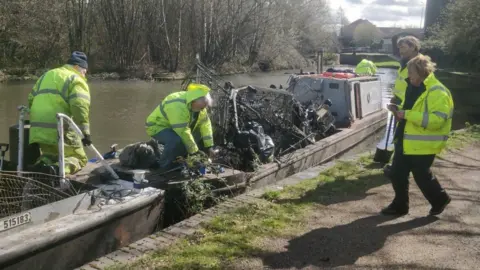 BCN Society Recovered rubbish from a previous clean-up event