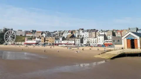 Stock image of Scarborough's South Bay beach