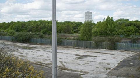 A brownfield site 