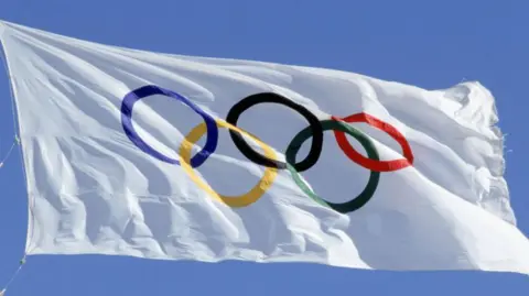The Olympic flag