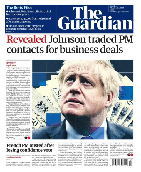  Johnson traded PM contacts for business deals". 