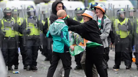 PA Media Celtic fans