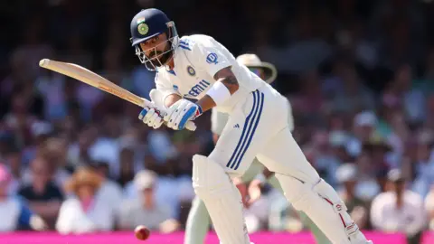 Virat Kohli of India bats during day two of the Fifth Men's Test Match in the series between Australia and India at Sydney Cricket Ground on January 04, 2025 in Sydney, Australia. 