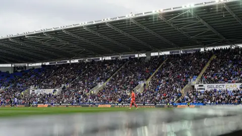 Getty Images A crowd at the Reading vs Lincoln match at the Select Care Leasing stadium in Reading on 18 April 2025.