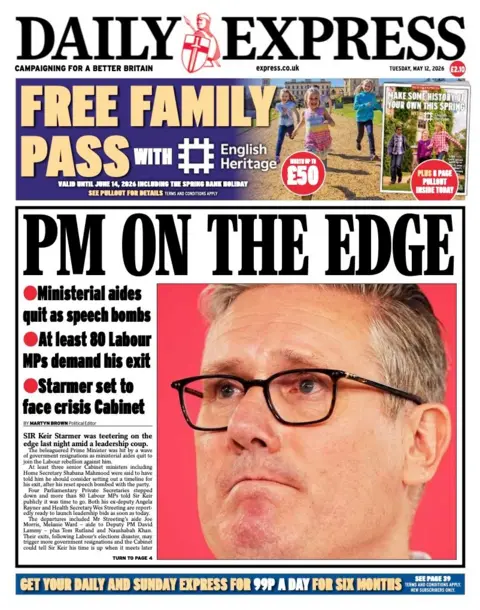 b47c7440-4d7a-11f1-bd52-e755d604ece4.jpg The Papers: 'Cabinet turns on Starmer' and 'You have been murdered'