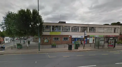 Google Streetview A run down library building