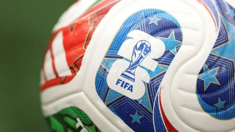 Getty Images A FIFA World Cup 2026 football.