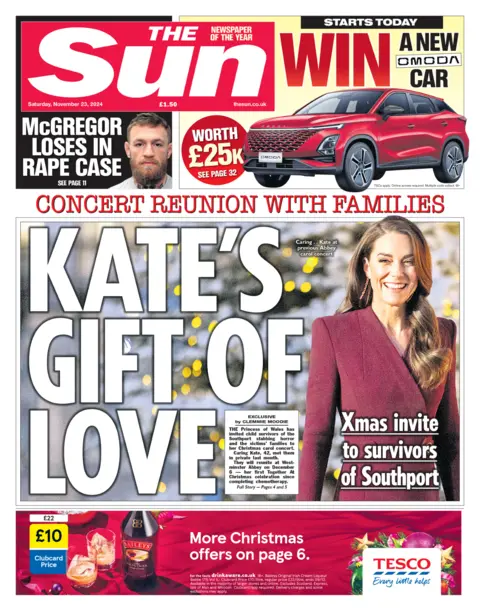  "Kate's gift of love".