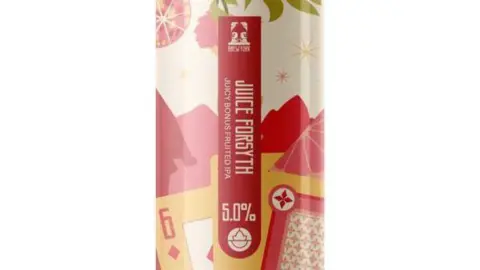 Brew York A can of Brew York's Juice Forsyth drink.
