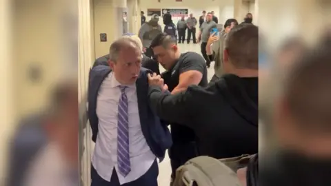 Man getting arrested