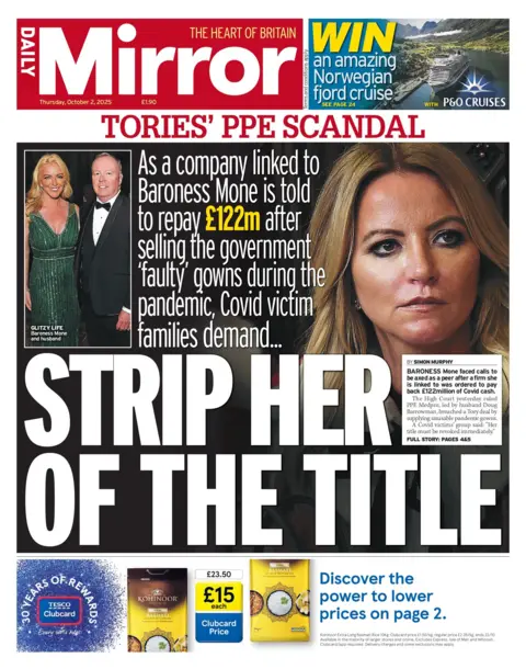  Strip her of the title". 