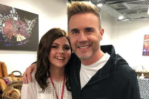 Molly and Take That star Gary Barlow at a Teenage Cancer Trust event in London