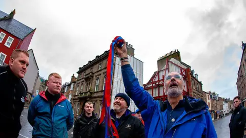 Dougie Johnston Jedburgh ba' game