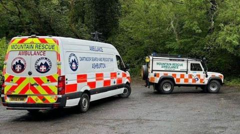Dartmoor Search and Rescue Team vehicles