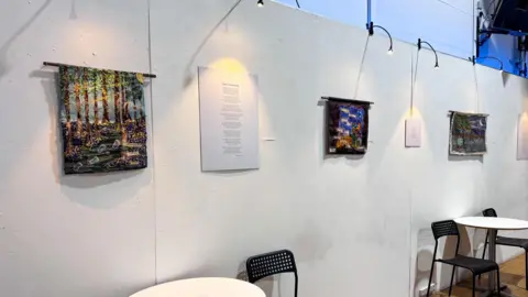 Mel Scott Art and poetry on display at the exhibition
