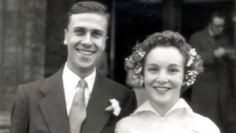 Norman Tebbitt Norman and Margaret Tebbit on their wedding day in 1956