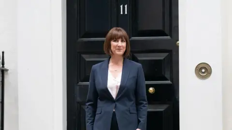 PA Media Rachel Reeves standing outside No 11 Downing Street