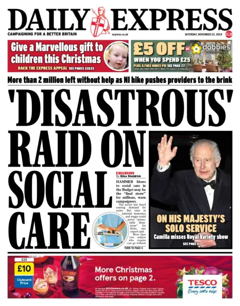  "Disastrous raid on social care"